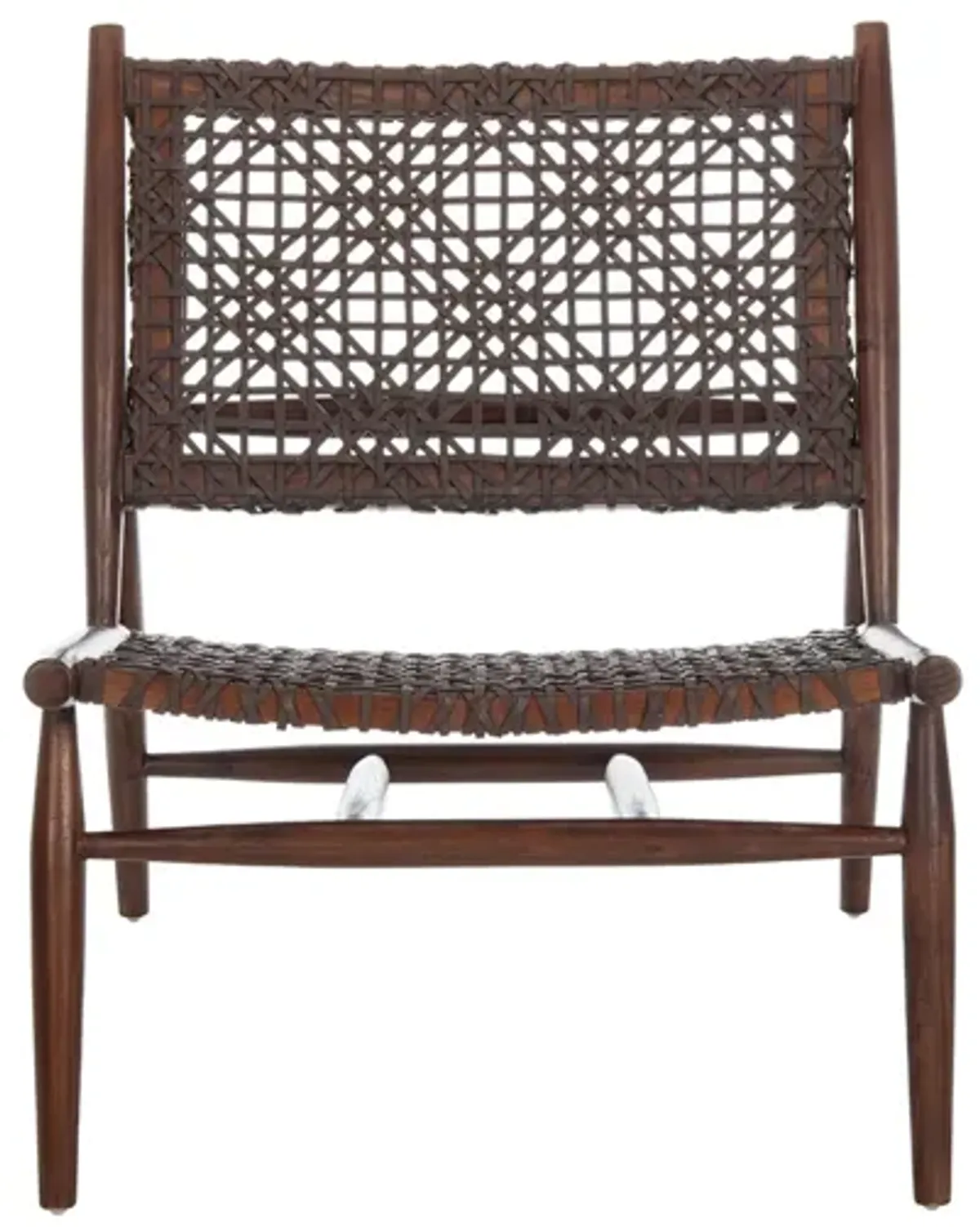 Bandelier Accent Chair in Brown / Brown by Safavieh