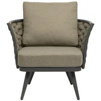 Solna Lounge Chair in Taupe by EuroStyle