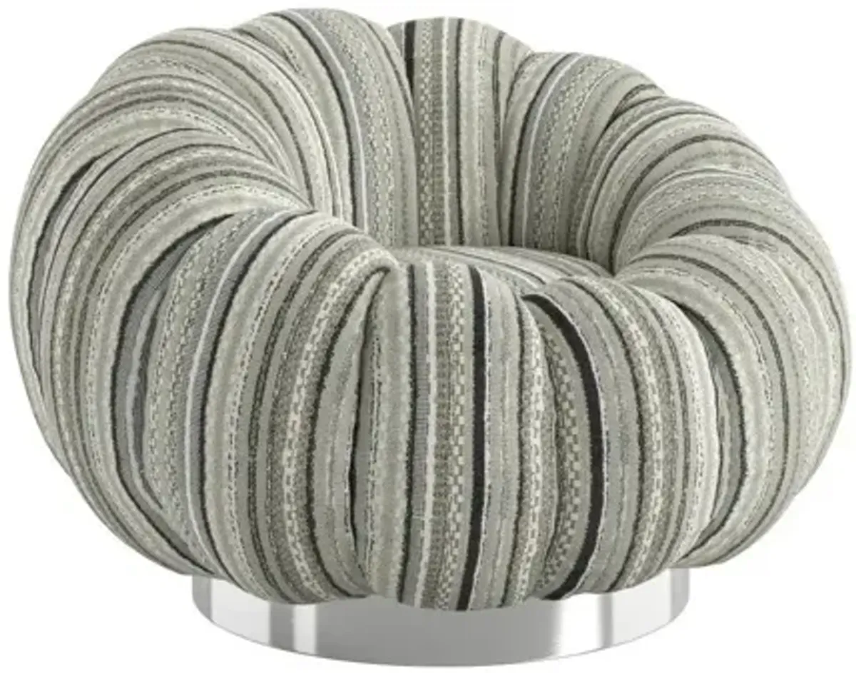 Lily Pumpkin Swivel Accent Chair