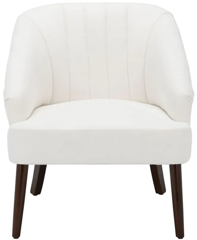 Quenton Accent Chair in White by Safavieh