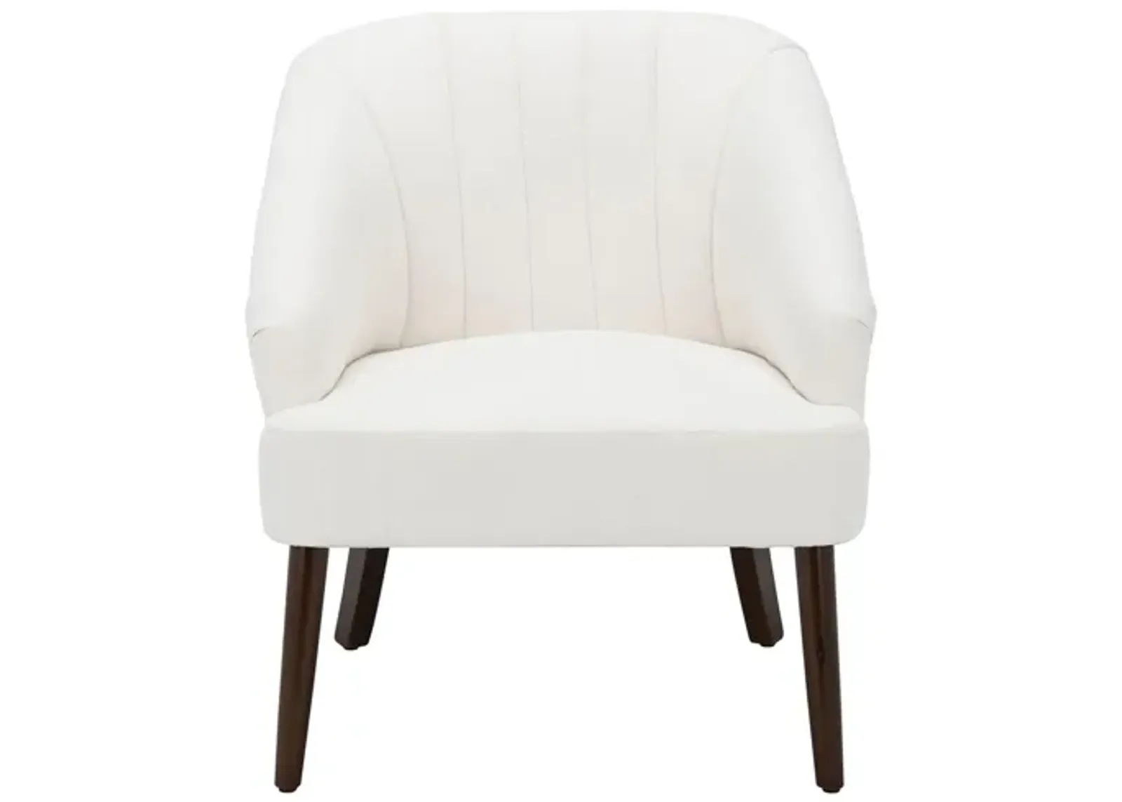 Quenton Accent Chair in White by Safavieh