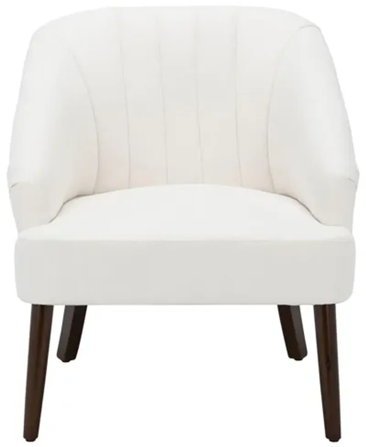 Quenton Accent Chair in White by Safavieh