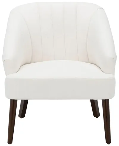 Quenton Accent Chair in White by Safavieh