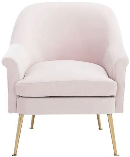 Rodrik Accent Chair in Light Pink by Safavieh