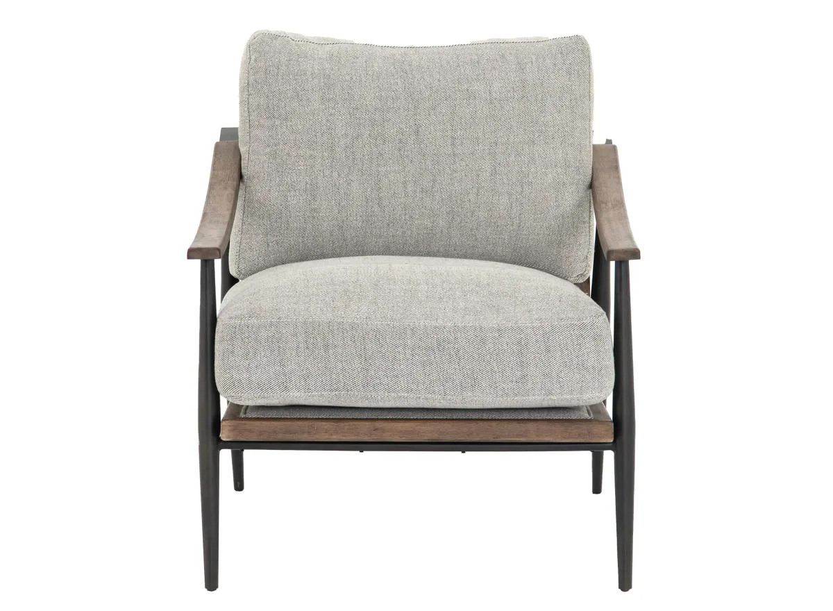 Kennedy Chair in Gabardine Grey by Four Hands