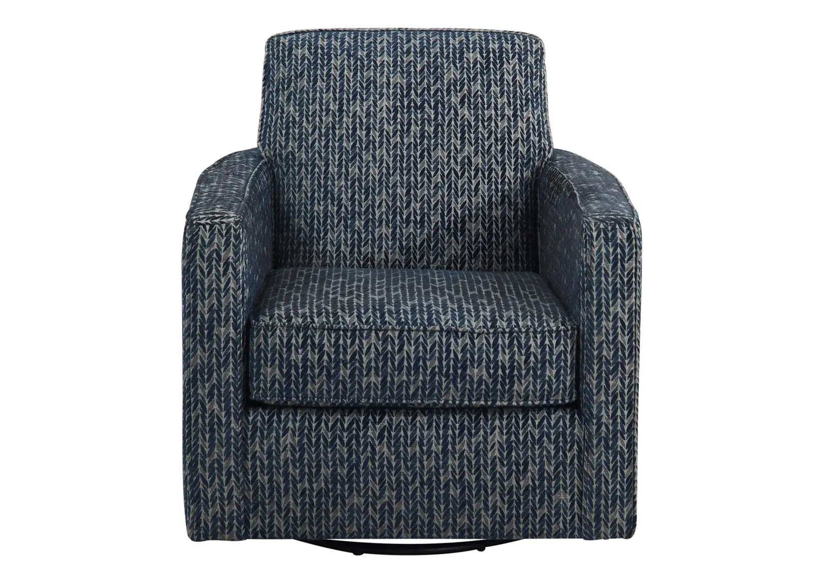 Arro Swivel Accent Chair in Nice Navy by Behold Washington