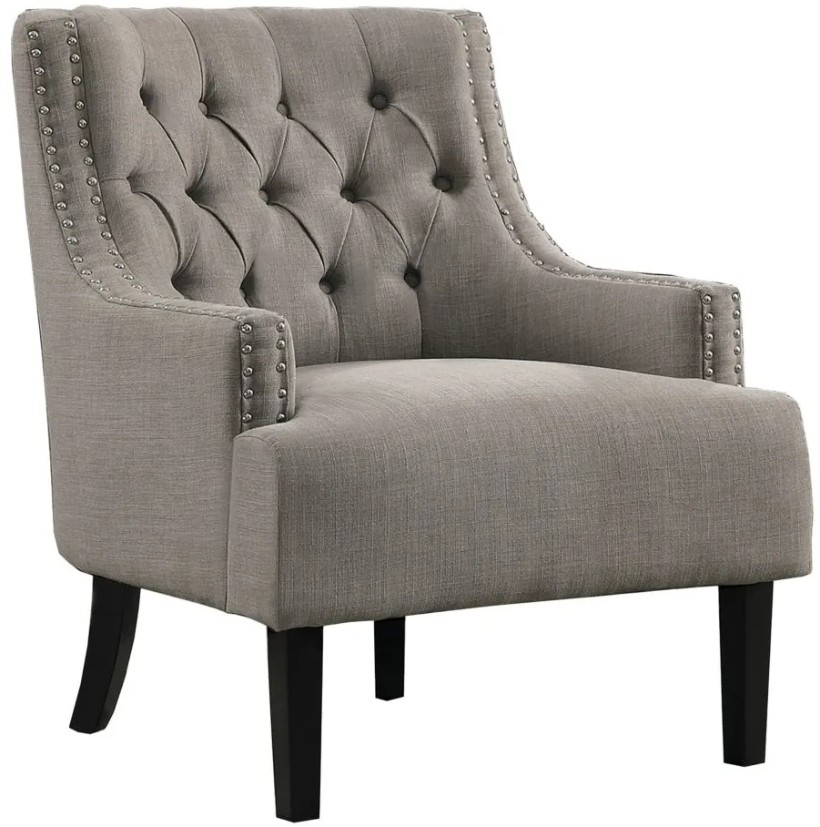 Aubrey Accent Chair in Taupe by Bellanest