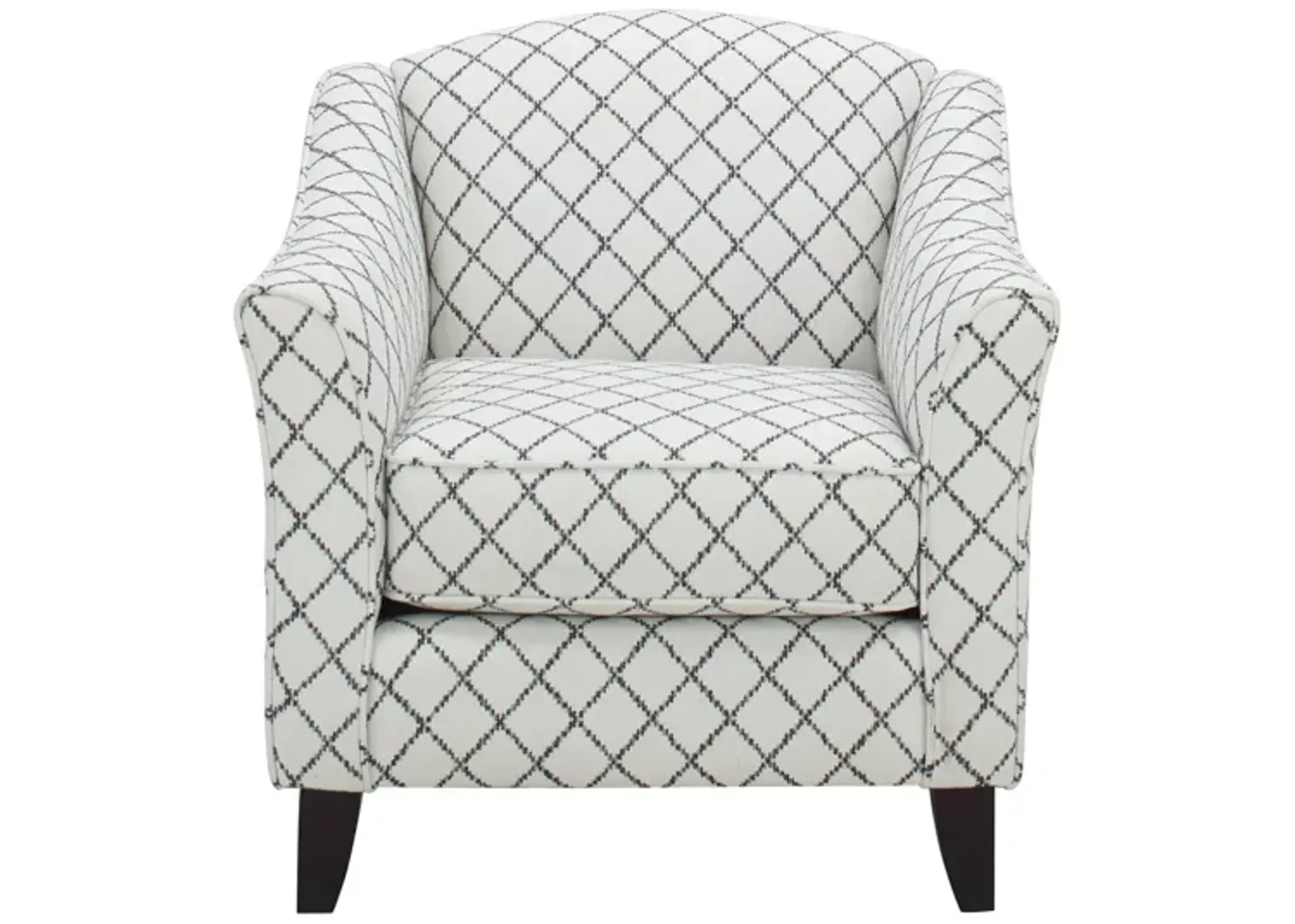 Alphie Accent Chair in Muse Blue by Fusion Furniture