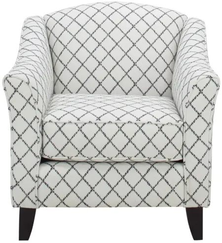 Alphie Accent Chair in Muse Blue by Fusion Furniture