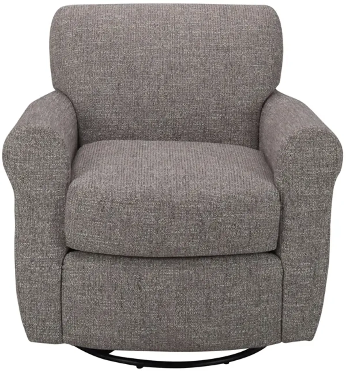 Terry Swivel Glider Chair in Gray by Best Chairs