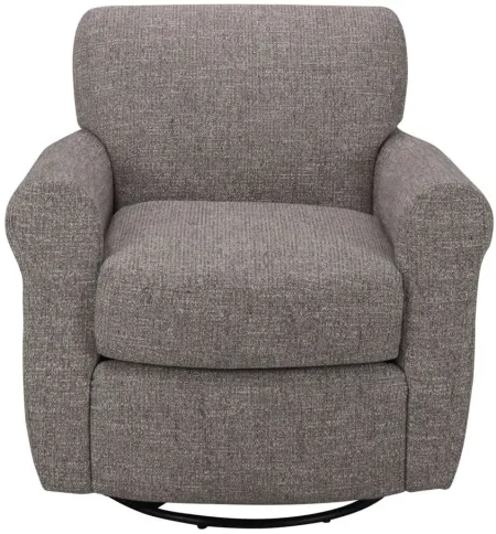 Terry Swivel Glider Chair in Gray by Best Chairs