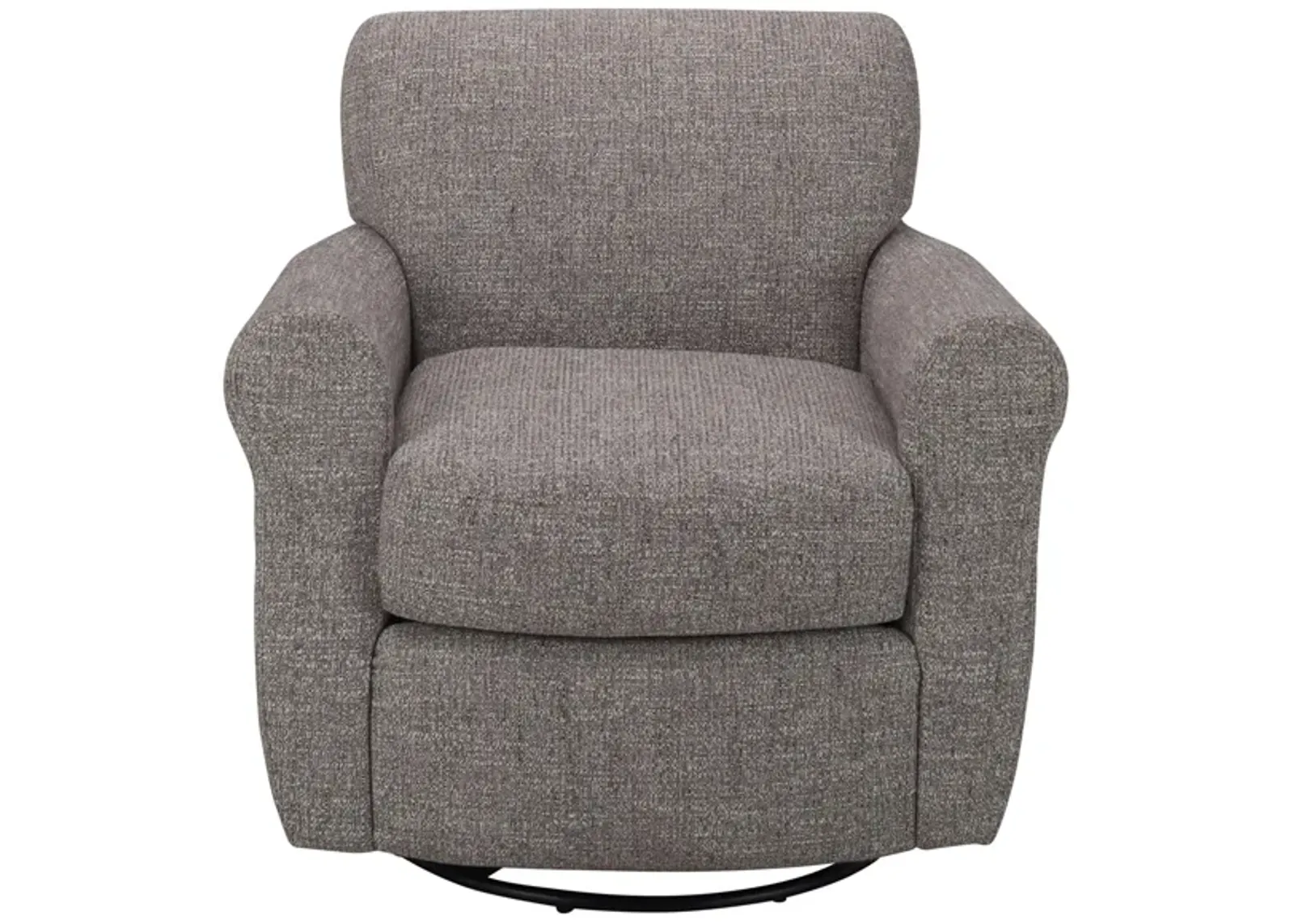 Terry Swivel Glider Chair in Gray by Best Chairs