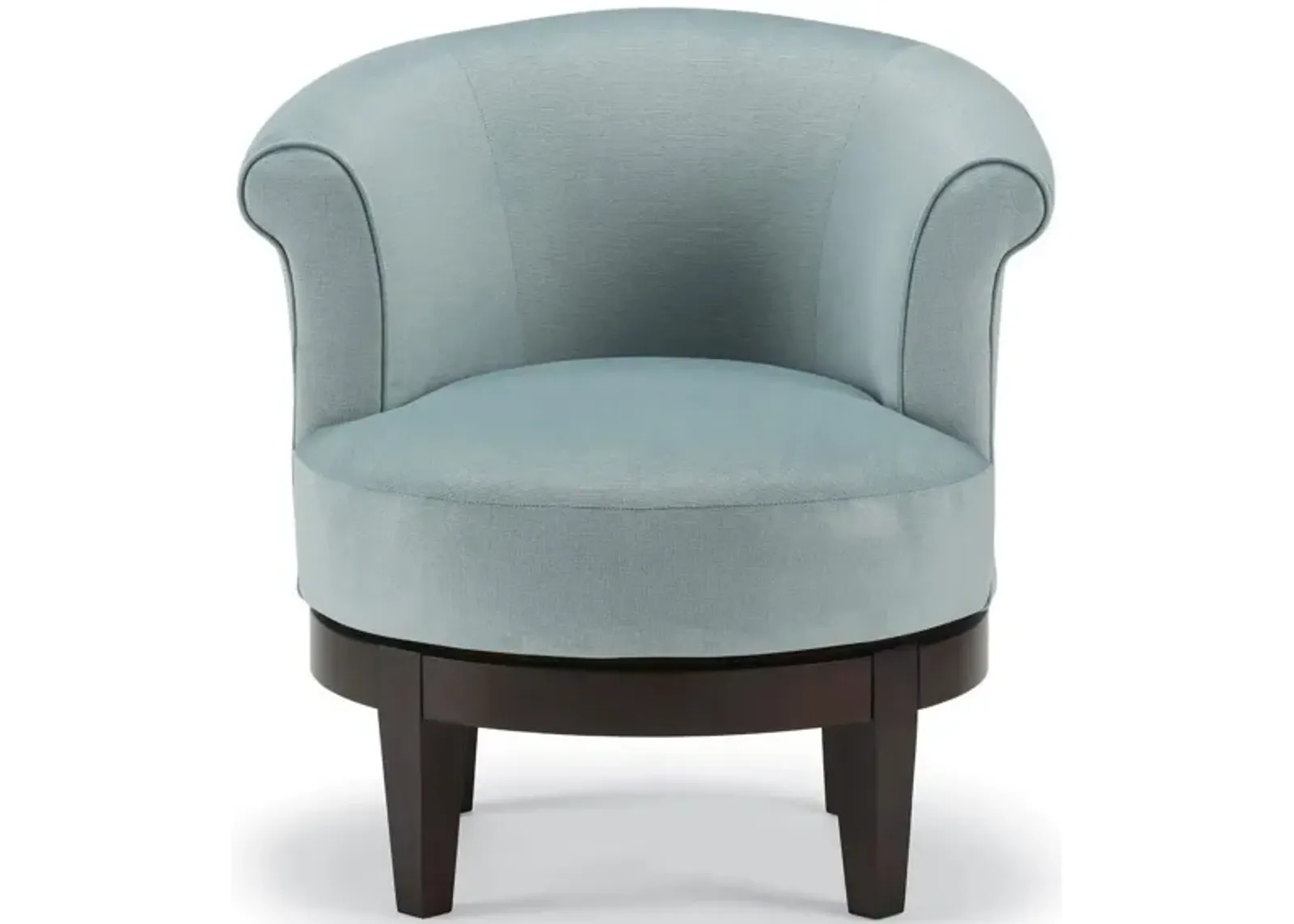 Nevie Swivel Chair in Aqua by Best Chairs