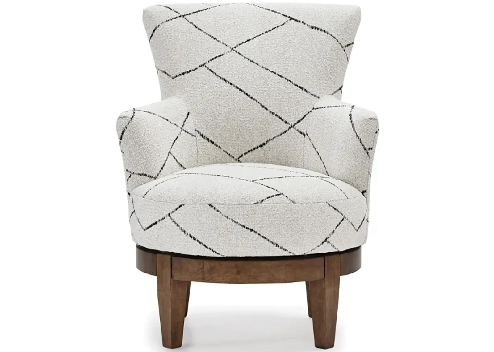 Lisbeth Swivel Chair in Parchment by Best Chairs