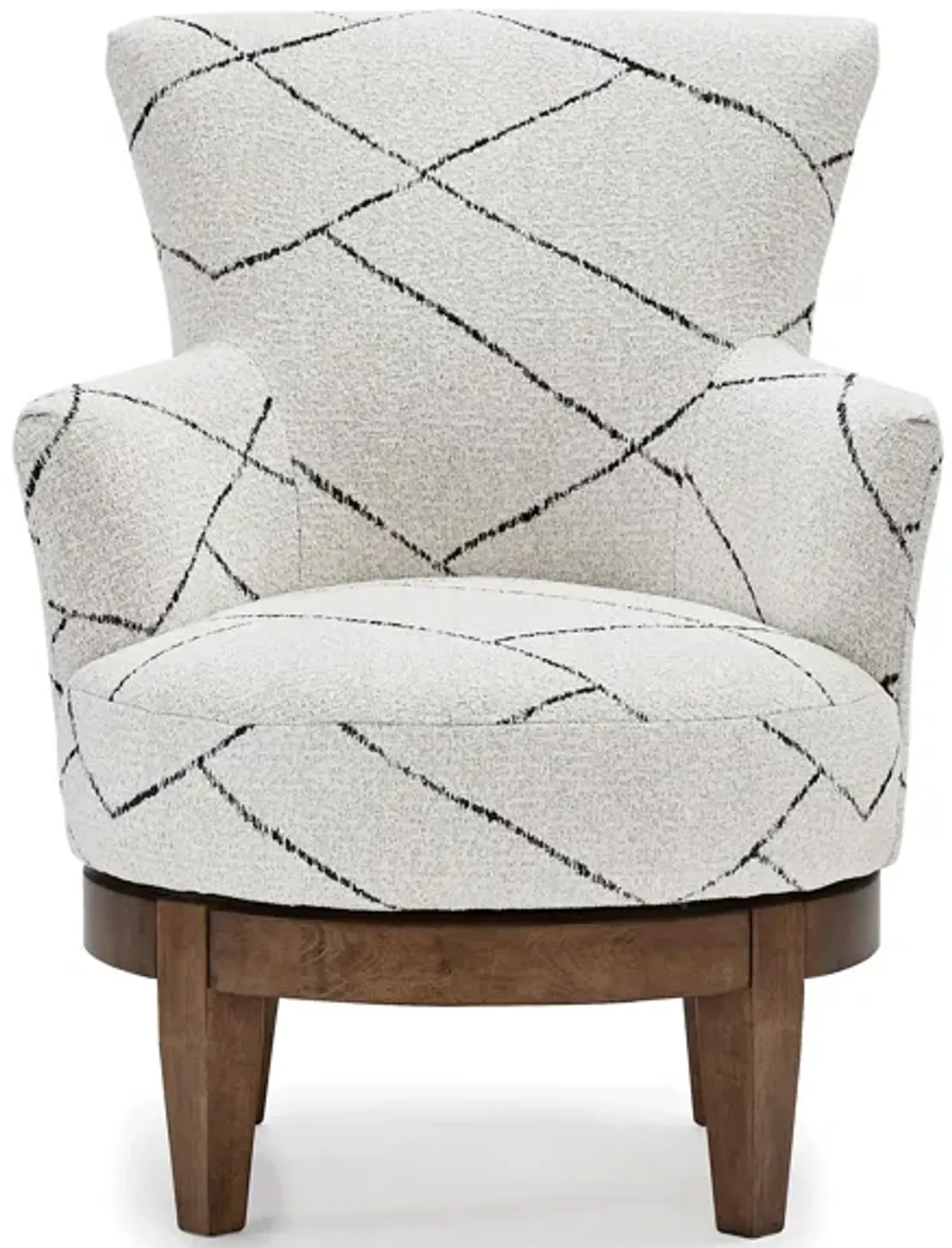 Lisbeth Swivel Chair in Parchment by Best Chairs