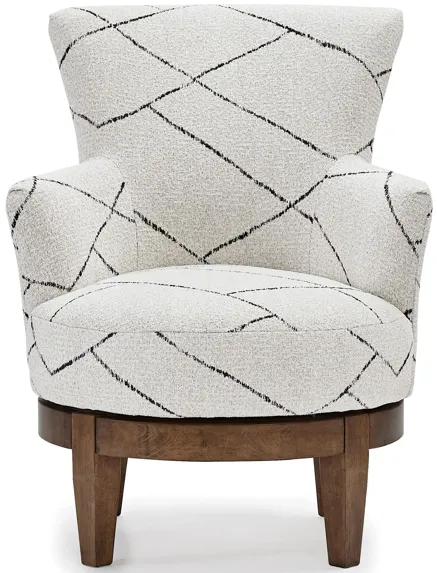 Lisbeth Swivel Chair in Parchment by Best Chairs