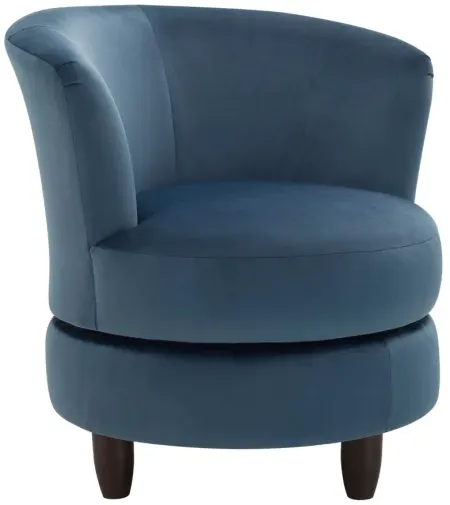 Darden Accent Swivel Chair in Navy by Best Chairs