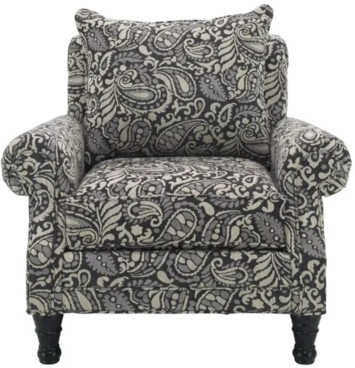 Wilkinson Accent Chair in Hyde Zinc by H.M. Richards