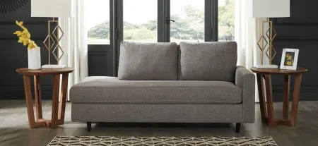 Lyman Chaise in Graphite by Ashley Furniture
