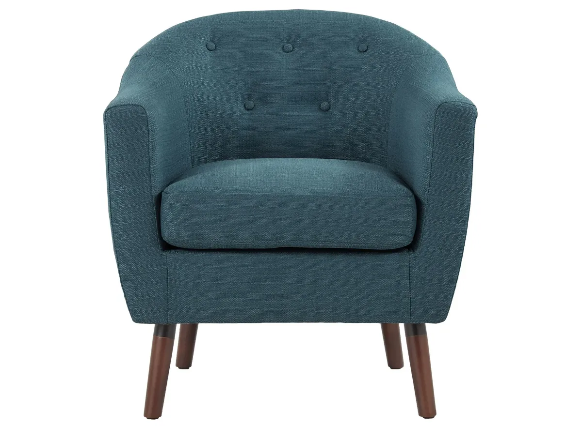 Baylor Accent Chair in Blue by Bellanest