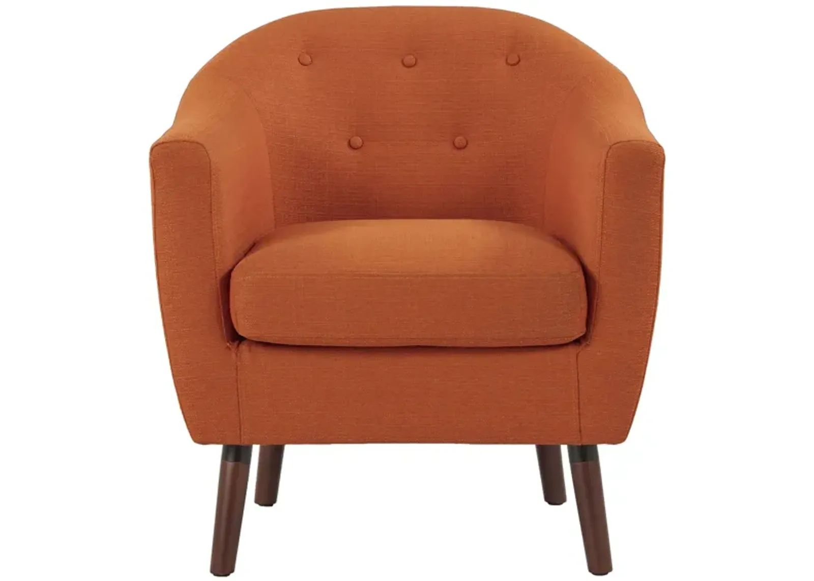 Baylor Accent Chair in Orange by Bellanest