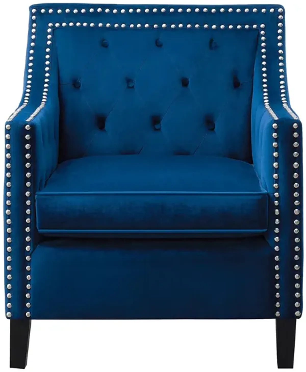 Avina Accent Chair in Navy by Homelegance