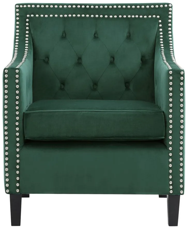 Avina Accent Chair in Forest Green by Homelegance
