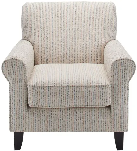 Flora Accent Chair in Coddle Gem by Fusion Furniture