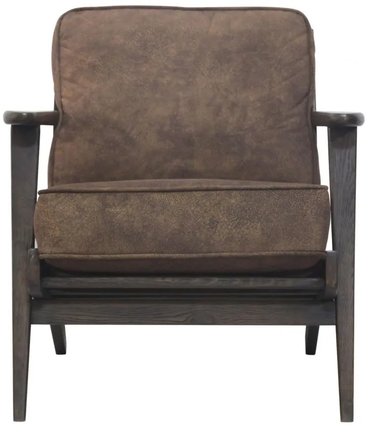 Albert Accent Chair in Mocha Hide by New Pacific Direct