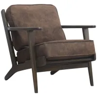 Albert Accent Chair in Mocha Hide by New Pacific Direct
