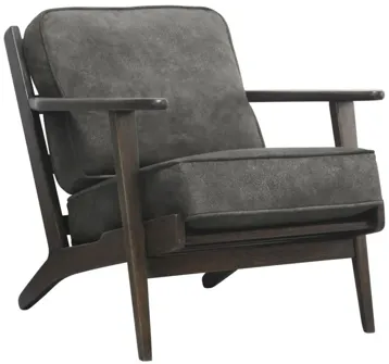 Albert Accent Chair in Pewter Hide by New Pacific Direct