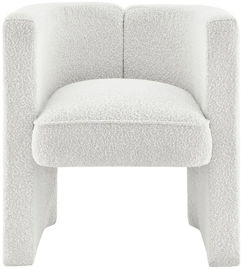 Ariela Accent Chair in Boucle Beige by New Pacific Direct