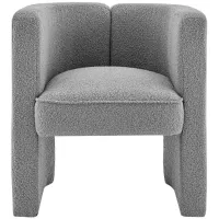 Ariela Accent Chair in Boucle Gray by New Pacific Direct