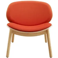 Danica Lounge Chair in Red by Greenington