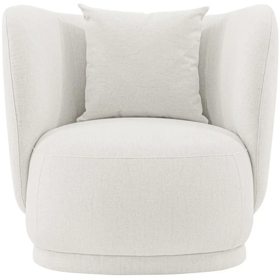 Siri Accent Chair in Cream by Manhattan Comfort