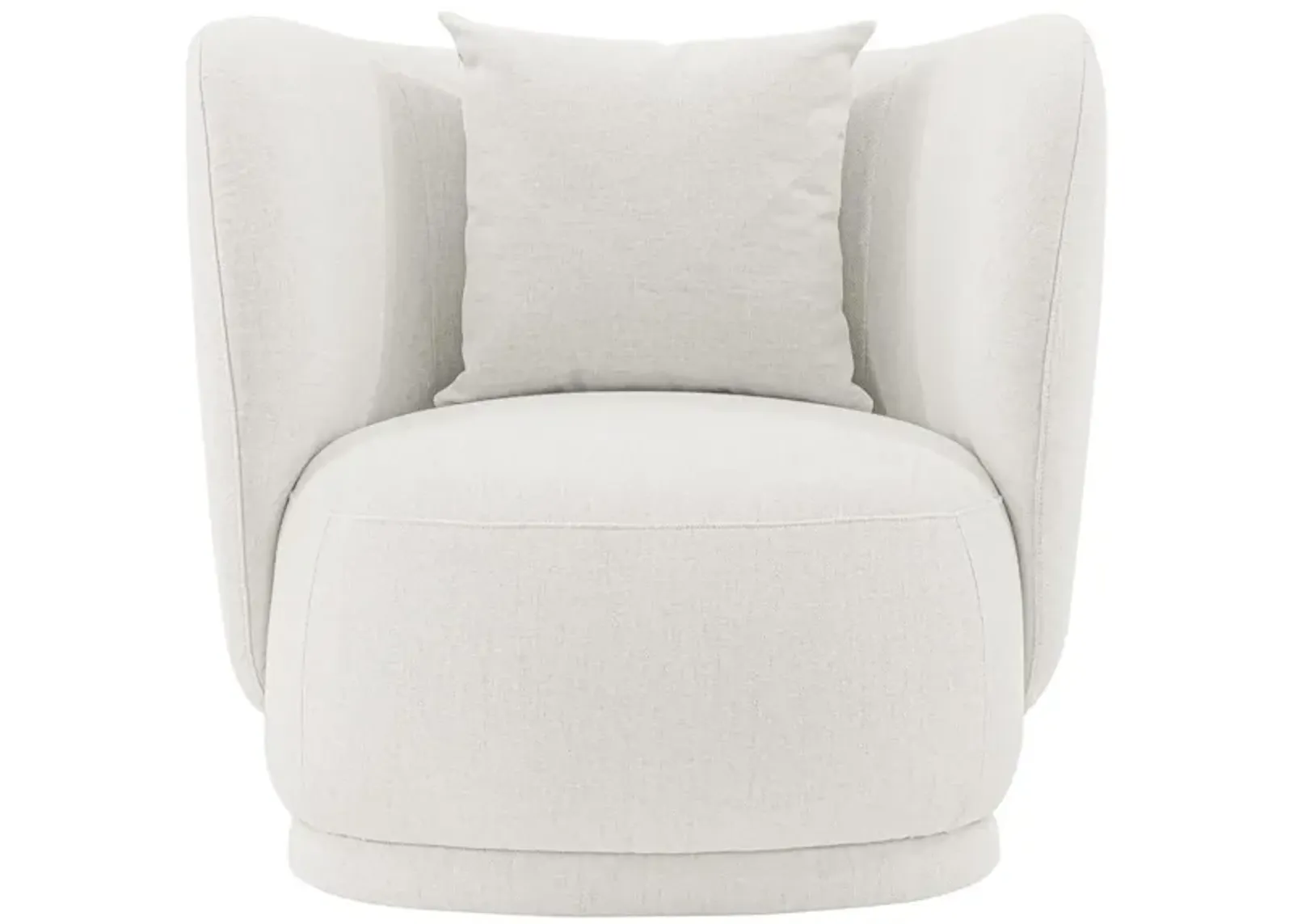 Siri Accent Chair in Cream by Manhattan Comfort