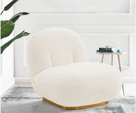 Edina Accent Chair in White by Manhattan Comfort