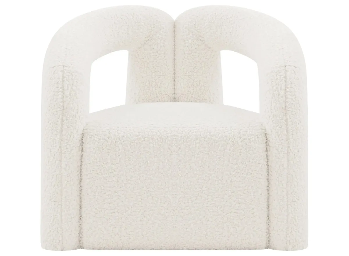 Darian Accent Chair in Cream by Manhattan Comfort