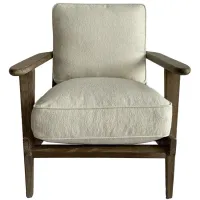 Yale Arm Chair in Performance White by LH Imports Ltd