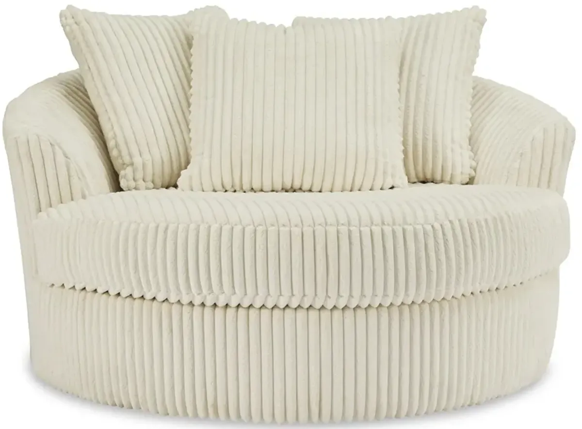 Lindyn Oversized Swivel Accent Chair