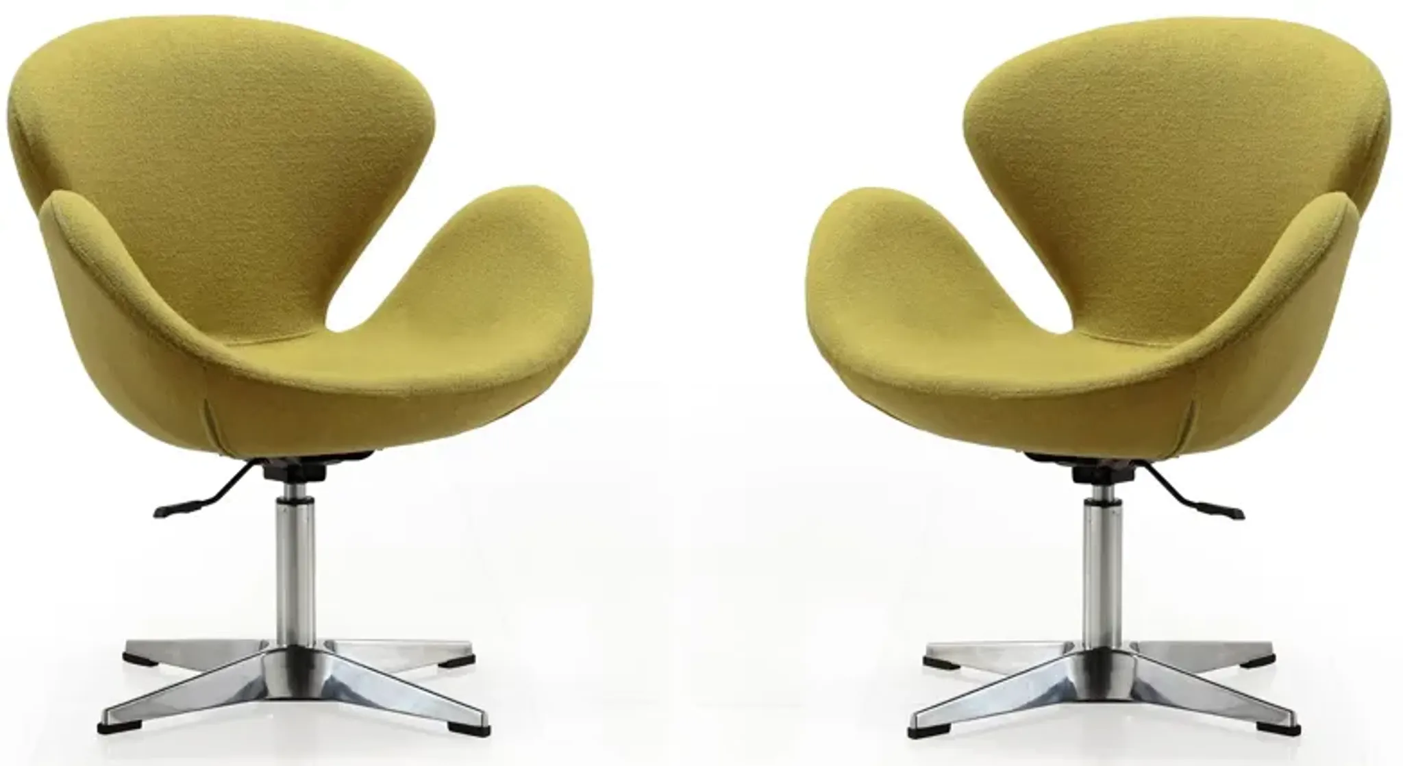 Raspberry Adjustable Swivel Chair Set Of 2 Raymour And Flanigan ...