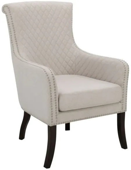Marlena Accent Chair in White by Bellanest