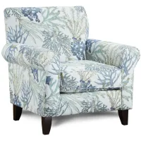 McKinley Accent Chair in Coral Reef Oceanside by Fusion Furniture