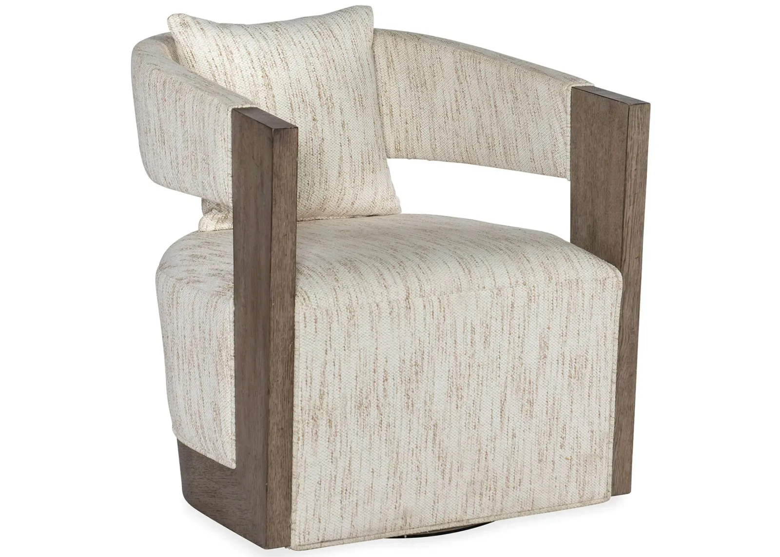 Calloway Peak Swivel Chair in Beige by Hooker Furniture