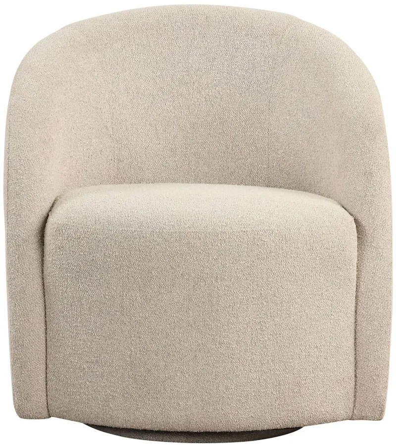 Otto Swivel Accent Chair in Khaki by Lifestyle Solutions