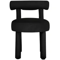 Carmel Velvet Dining Chair in Black by Tov Furniture