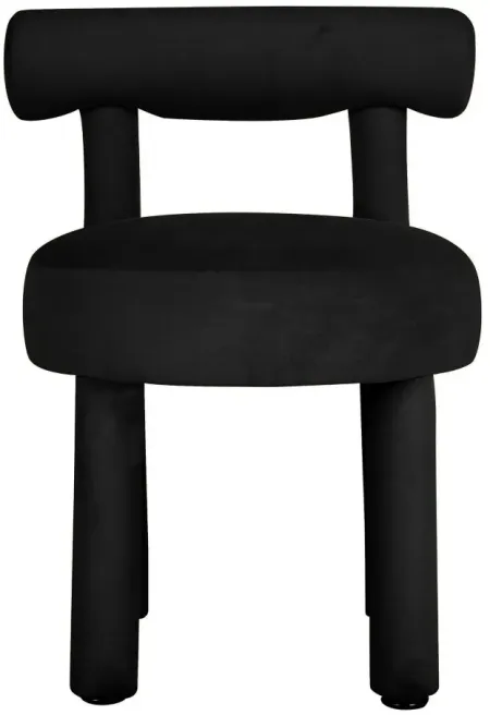 Carmel Velvet Dining Chair in Black by Tov Furniture