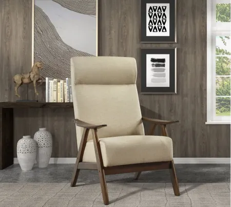 Tonier Accent Chair in Light Brown by Homelegance