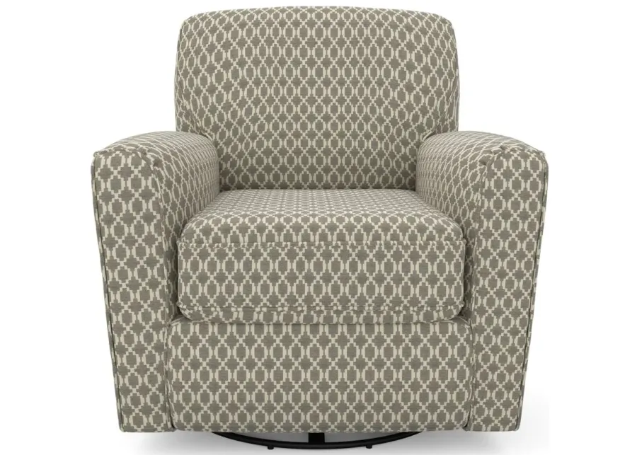 Bree Swivel Glider in STONE 28123 by Best Chairs