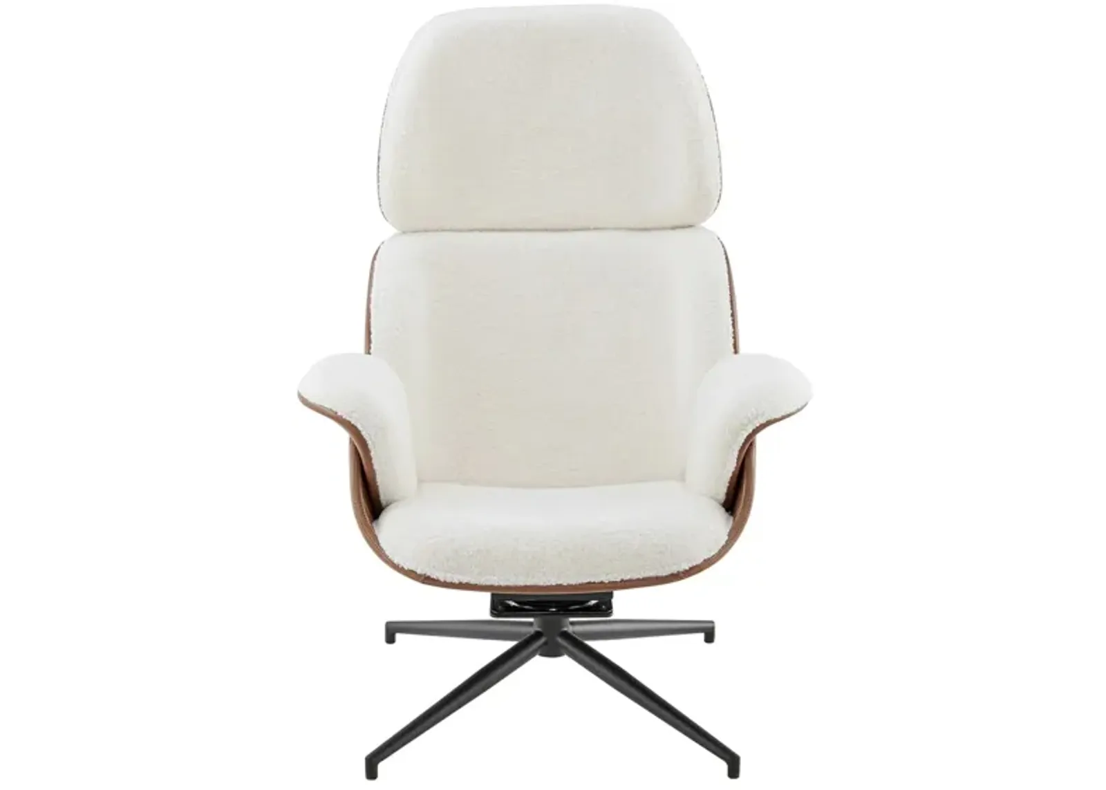 Lennart Lounge Chair in Off-White by EuroStyle